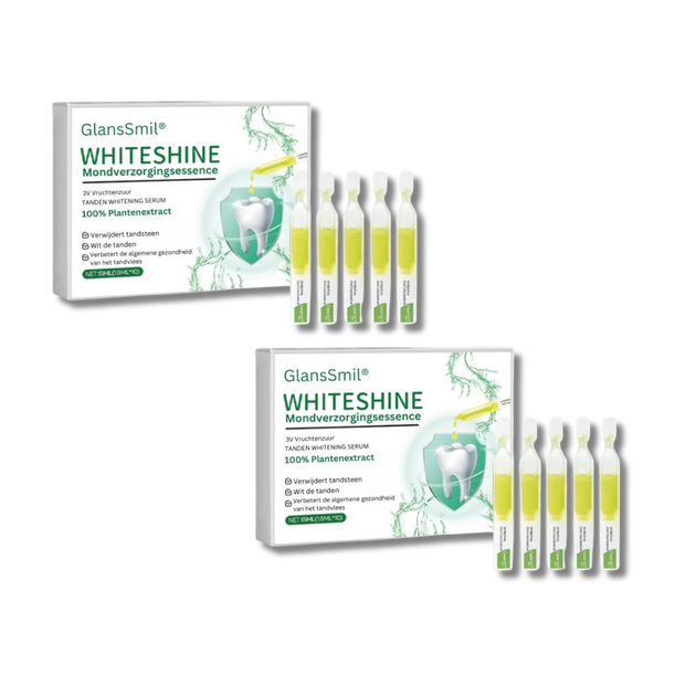 GlansSmil® Tandverzorging Essentie | Verwijder Tandsteen en Wit je Tanden in 2 Weken