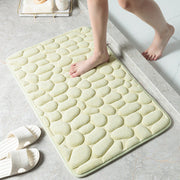 Cobblestone Reliëf Badkamer Mat | Comfortabel en Effectief