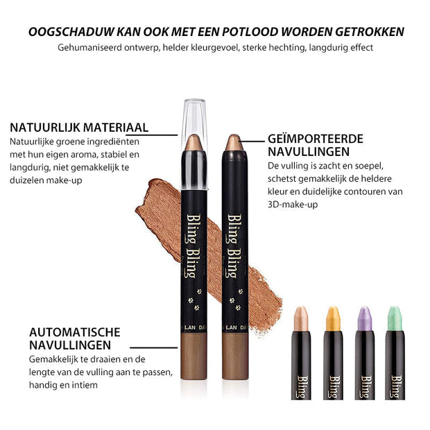 Waterdichte oogschaduw potlood eyeliner