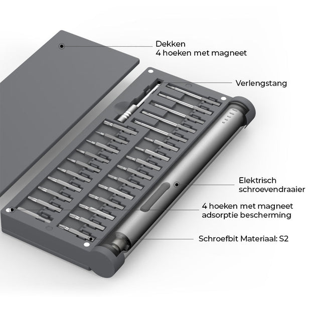 Ultieme Precisie Gereedschapsset 24-in-1