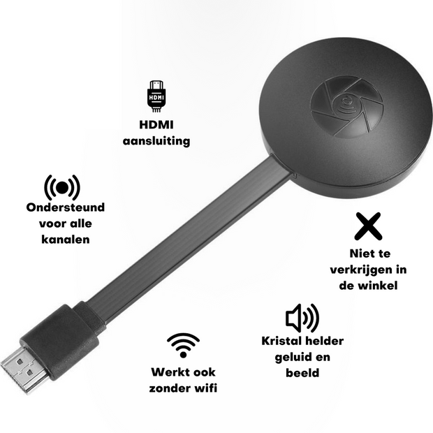 SimplyStream™ - Stream moeiteloos vanaf je telefoon naar de tv!