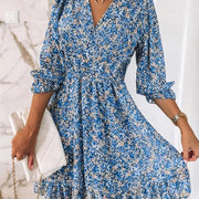 Laura | Zomerjurk met bloemprint