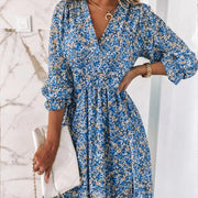 Laura | Zomerjurk met bloemprint