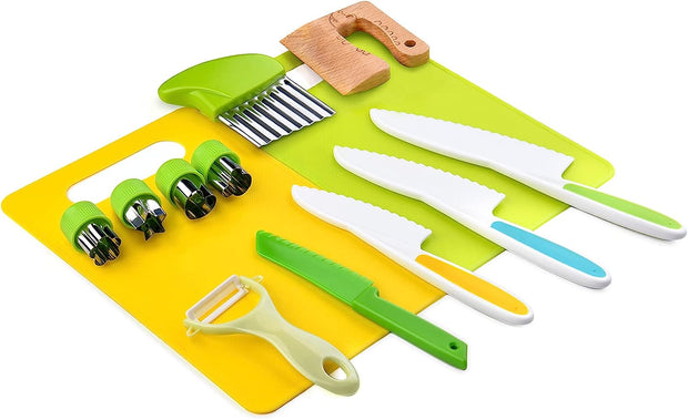 VeiligSnij Kids™ | Montessori Keukenmeesters Set (13 Stuks)