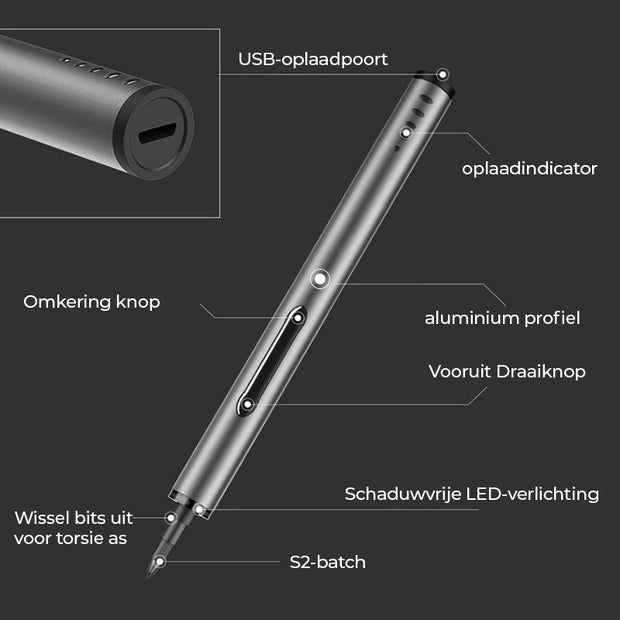 Ultieme Precisie Gereedschapsset 24-in-1