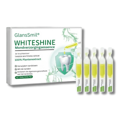 GlansSmil® Tandverzorging Essentie | Verwijder Tandsteen en Wit je Tanden in 2 Weken