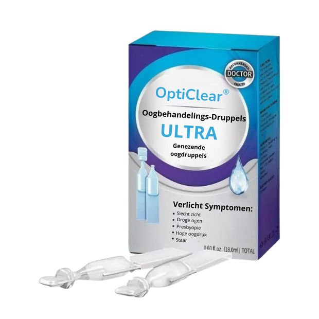 OptiClear® Oogdruppels | Tot 83% scherper zicht binnen 24 uur
