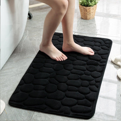 Cobblestone Reliëf Badkamer Mat | Comfortabel en Effectief