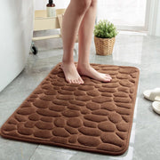 Cobblestone Reliëf Badkamer Mat | Comfortabel en Effectief