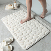 Cobblestone Reliëf Badkamer Mat | Comfortabel en Effectief