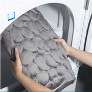 Cobblestone Reliëf Badkamer Mat | Comfortabel en Effectief
