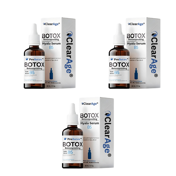 ClearAge® Botox Serum | Verwijderd al je Diepe Rimpels Binnen 15 Uur